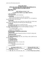 Giáo án Giáo dục công dân 11 - Tiết 2, 3: Thế giới quan duy vật và phương pháp luận biện chứng