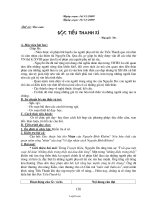 Giáo án Ngữ văn lớp 10 tiết 41 Đọc văn: Độc tiểu thanh kí - Nguyễn Du