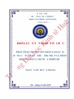 Luận văn kinh tế Phân tích các nguyên nhân làm giảm động cơ tuân thủ thuế thu nhập cá nhân trên địa bàn tỉnh Thừa Thiên Huế”
