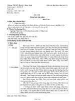 Giáo án môn Ngữ văn lớp 11 - Ôn tập Tràng Giang