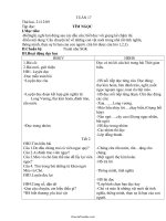 Giáo án Lớp 2 - Tuần 17