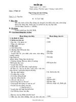 Kế hoạch giảng dạy khối lớp 1 - Tuần 26