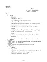 Giáo án Vật lí 10 Tiết 65 Bài 37: Các hiện tượng bề mặt của chất lỏng