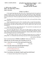 Đề KT cuối kì 2 - Tiếng Việt- Lớp 5 - năm học 2015-2016