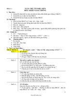 Giáo án An toàn giao thông - Bài 1 đến bài 8