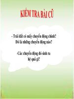 Cấu tạo bên trong Trái đất