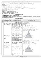 Giáo án Vật lý lớp 11 - Trường THPT Tăng Bạt Hổ - Tiết 75: Bài tập về lăng kính và thấu kính mỏng