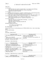 Giáo án Đại số 10 NC tiết 1, 2: Mệnh đề và mệnh đề chứa biến