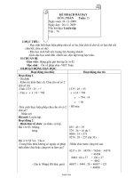 Giáo án môn Toán khối 4 - Tiết 74: Luyện tập