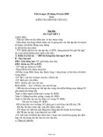 Giáo án Tập đọc Lớp 4 - Tuần 10 - Ôn tập Tiết 3 - Năm học 2009-2010