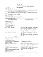 Bài soạn Tổng hợp các môn học khối 1 - Tuần 30 năm 2009 - 2010