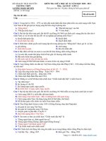 Đề giữa kì 2 Lịch sử 12 năm 2020 - 2021 trường Lương Ngọc Quyến - Thái Nguyên - THI247.com