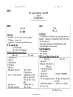 Giao án lớp 1 + 2 - Trường Tiểu học Đèo Gia - Tuần 4