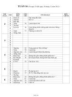 Giáo án tổng hợp môn lớp 4 - Tuần 16 năm học 2012