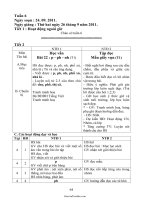 Giáo án Lớp 2 - Tuần 6