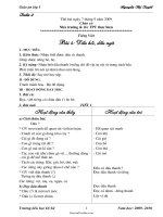 Giáo án lớp 1 - Tuần 2 - Nguyễn Thị Tuyết