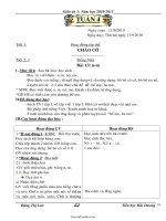 Giáo án Lớp 1 - Tuần 4 - Đặng Thị Lan - Tiểu học hải Dương