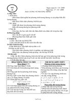 Giáo án dạy Đại số 10 tiết 18: Đại cương về phương trình