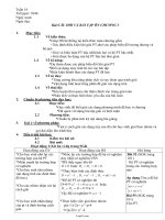 Giáo án môn Đại số 10 nâng cao tiết 39, 40: Câu hỏi và bài tập ôn chương