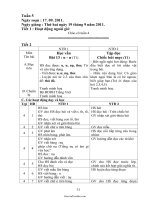 Giáo án Toán Lớp 1 - Tuần 5