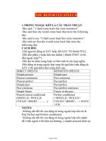 Tiếng Anh 11 - The reported speech