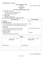 Kế hoạch giảng dạy lớp 1 - Tuần 14 môn Tập viết - Bài: Luyện tập tập viết tuần 13 (tiết 2)