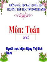 Toán : Ôn tập về hình học-T17