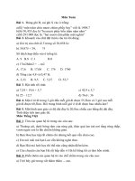 Đề ôn tập toán, tiếng Việt lớp 5 đợt nghỉ dịch Covid-19 Đề 14