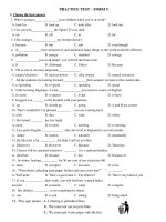 ÔN TẬP CÁC MÔN LẦN 2