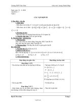 Giáo án Đại số 10 cơ bản tiết 7: Các tập hợp số