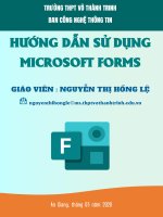 Hướng dẫn sử dụng Microsoft Form