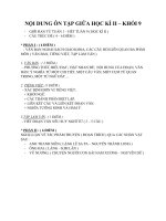 ôn tập kiểm tra đánh giá giữa kì 2 khối 9 năm học 2020 2021 thcs chu văn an