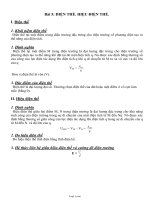 Giáo án môn Vật lý khối 11 - Bài 5: Điện thế. hiệu điện thế