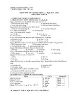 ĐỀ CƯƠNG ÔN TẬP HKI MÔN TOÁN, TIN, LY, HOA, SINH, CÔNG NGHỆ