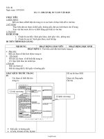 Giáo án môn Tin học 10 - Bài 15: Chuẩn bị in và in văn bản