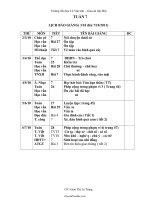 Giáo Án Lớp 1 - Tuần 7 - Giao Thị Lệ Trang - Trường Tiểu Học Lê Văn Tám