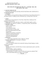 ĐỀ CƯƠNG VÀ MA TRẬN CÁC MÔN NĂM HỌC 2020-2021