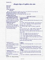 Giáo án môn Ngữ văn khối 11 - Luyện tập về nghĩa của câu