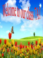 TIẾNG ANH 7-Unit 9- Getting started