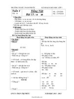 Giáo án Lớp 1 - Tuần 4 - Trần Thị Phúc - Trường TH Số 2 Nam Phước