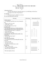 Giáo án Thể dục - Bài soạn: Thể dục rèn luyện TTCB - Trò chơi