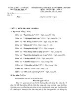 Đề kiểm tra cuối học kì 1 môn Tiếng Việt 4. 2017-2018