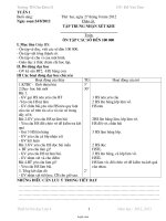 Giáo án Tổng hợp môn lớp 4 - Trường TH Chu Điện II - Tuần 01