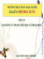 Mỹ thuật: Hội hoa xuân ...