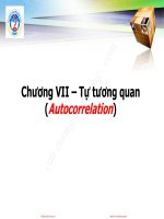 slide kinh tế lượng neu chương 7 tự tương quan 