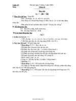 Bài soạn các môn học lớp 1 - Tuần 19