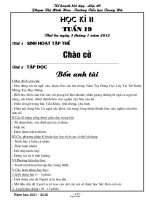 Giáo án tổng hợp môn lớp 4 - Tuần số 19 - Trường Tiểu học Trung Hà