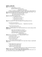 60 BÀI TẬP TIẾNG VIỆT LỚP 9