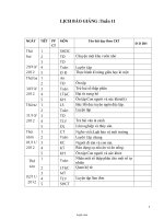 Giáo án các môn lớp 4 - Tuần học 11 năm học 2012