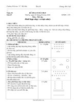 Giáo án Thể dục lớp 5 - Tiết 47: Phối hợp chạy và bật nhảy - Trương Tiến Đạt - Trường Tiểu học 